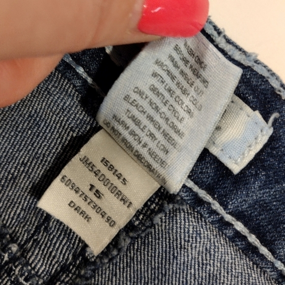 Mudd blingy contrast stitching button flap jeans - Picture 16 of 16